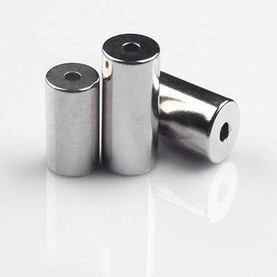 N40 Cylindrical Coated Neodymium Permanent Magnets For Science